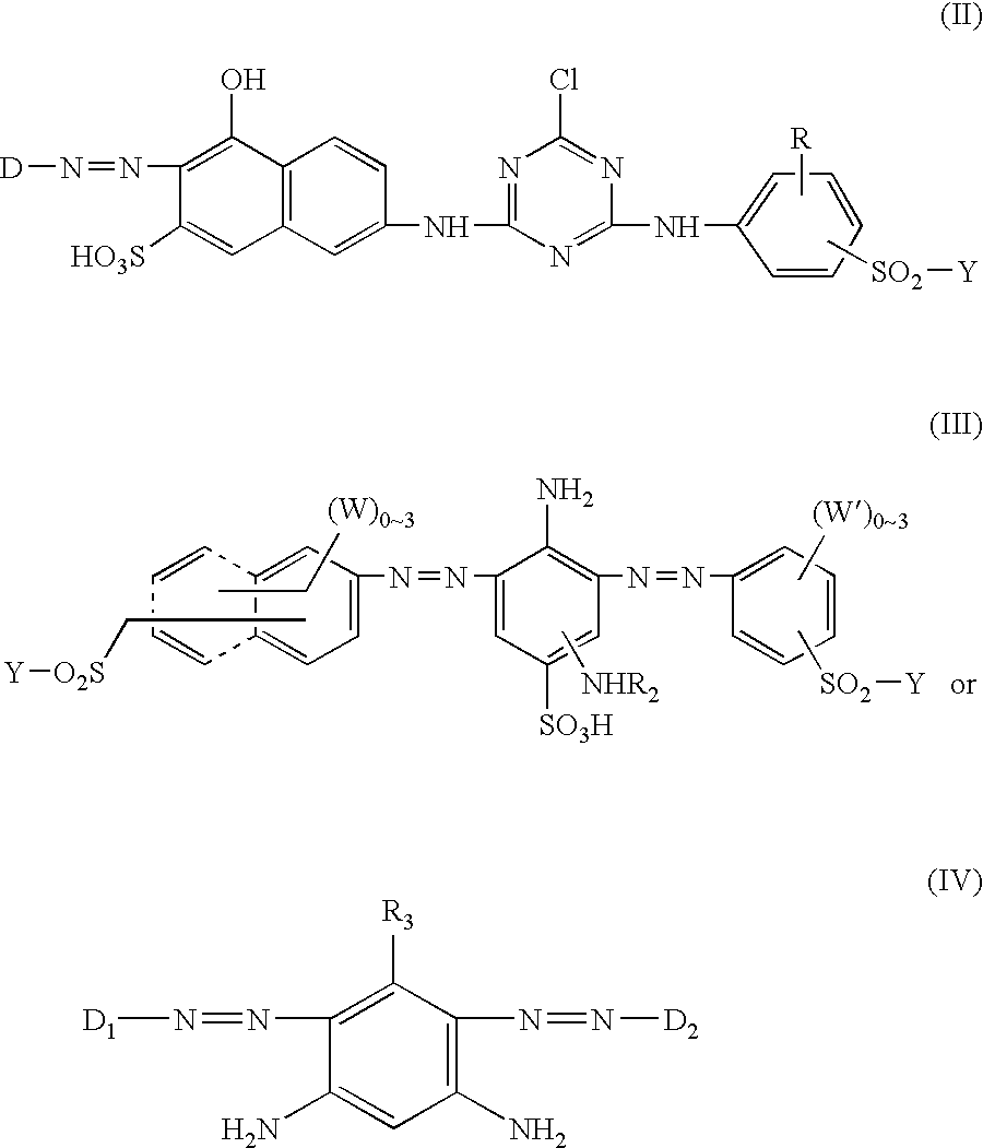 Reactive dyestuff composition and their use