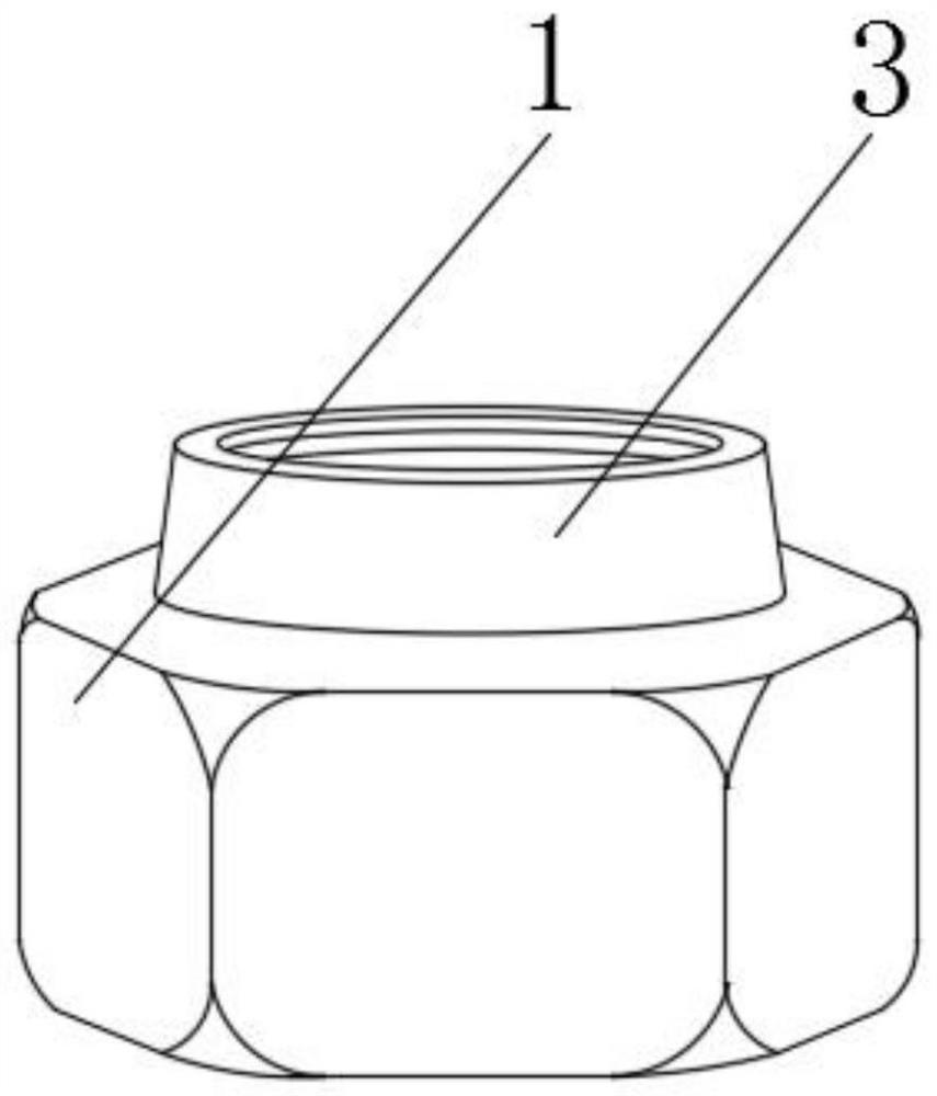 Nut anti-loosening structure