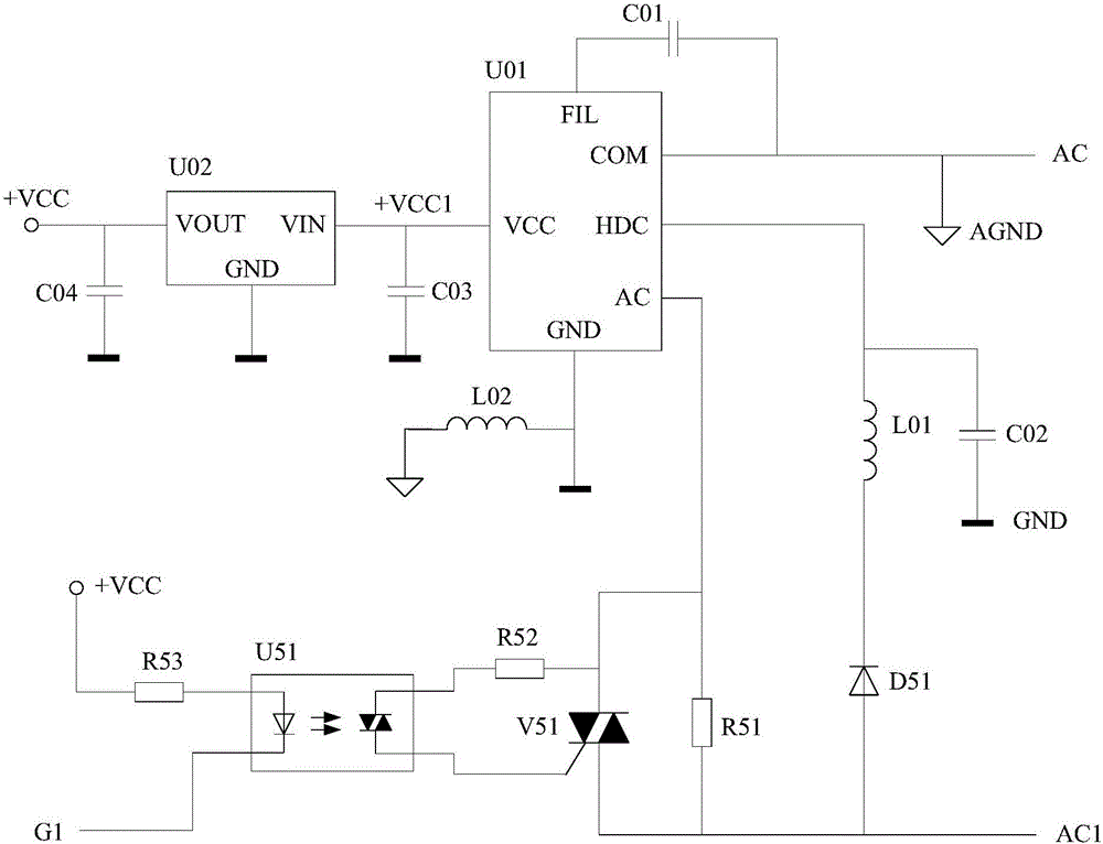 Multi-place self-resetting on-off control single live wire switch