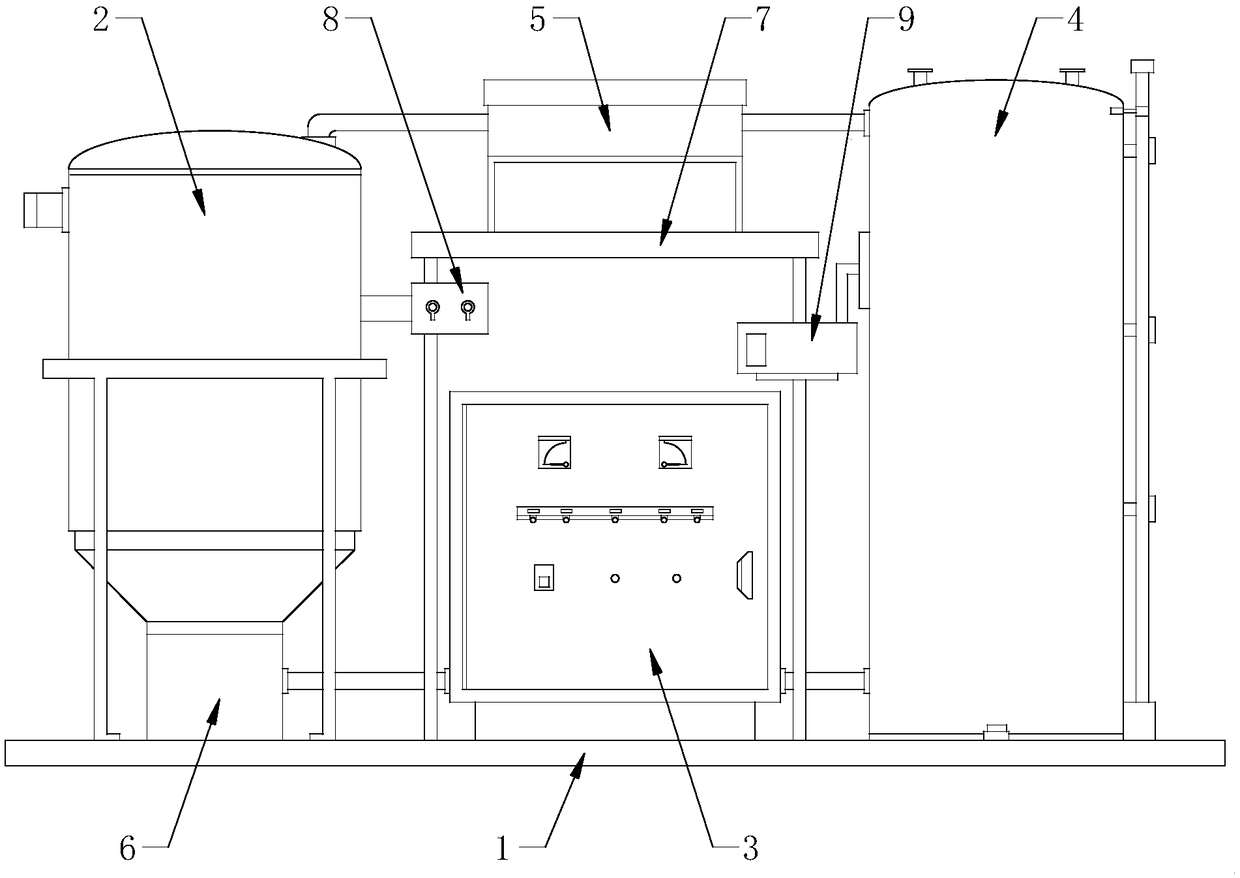 Industrial waste water treatment device