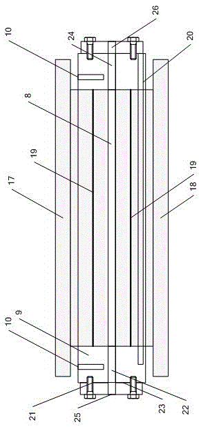 Erosion evaluation device and test method for proppant sand balls in discontinuous sanding cracks