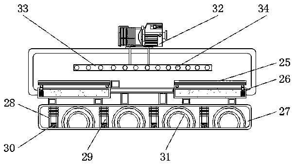 Paper clamping position adjusting device of packaging machine