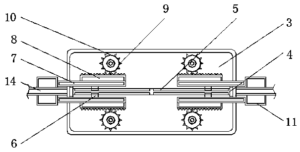 Paper clamping position adjusting device of packaging machine
