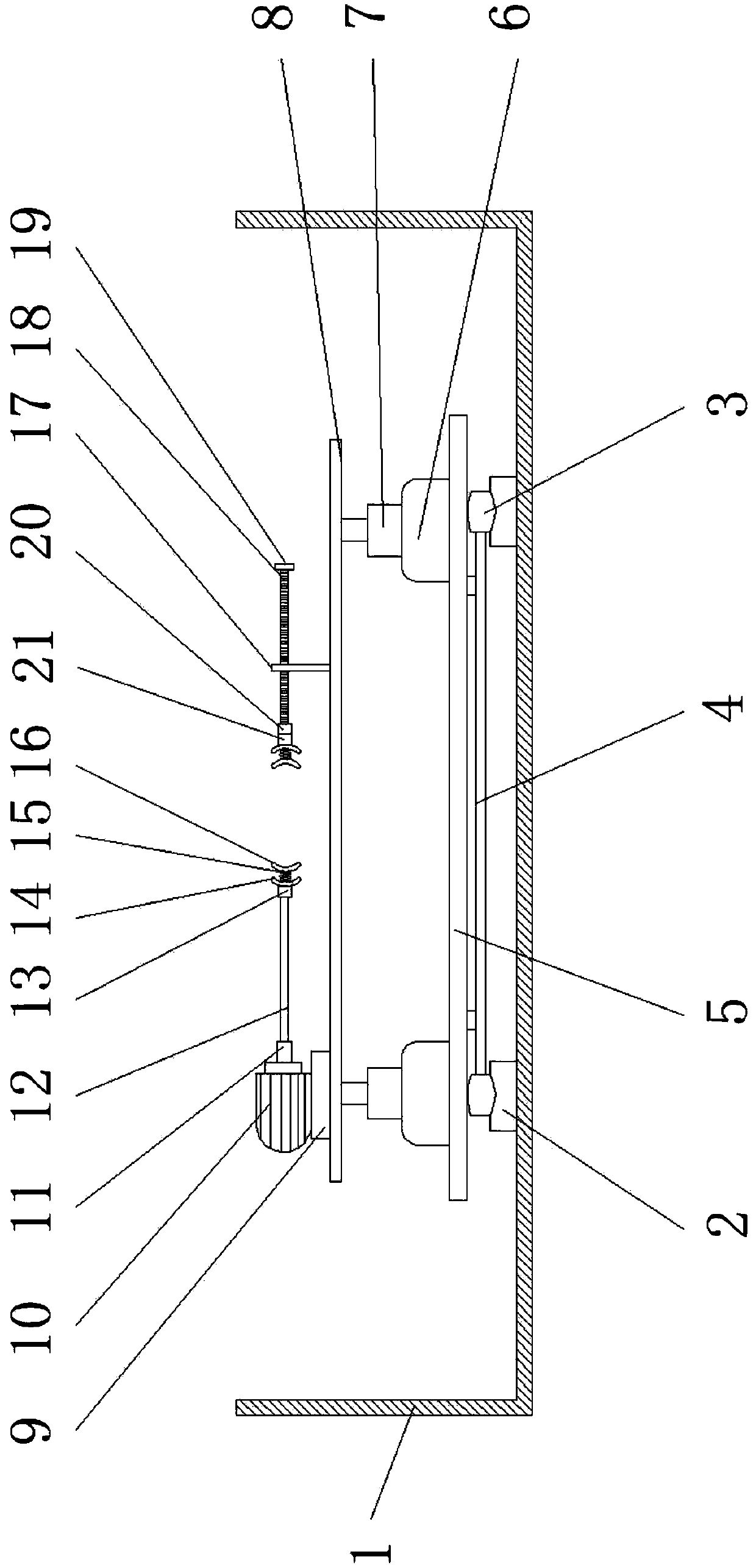 Clamping device and clamping method for machinery manufacturing