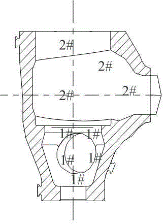 Novel casting method for steam turbine valve shell casting