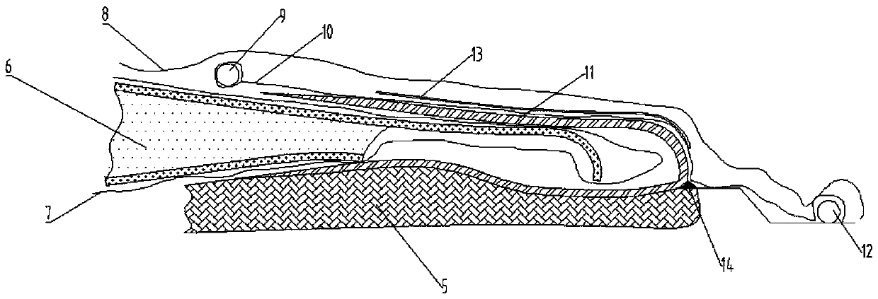 Preparation method of blade trailing edge bonding angle male mold and blade trailing edge bonding angle preparation method