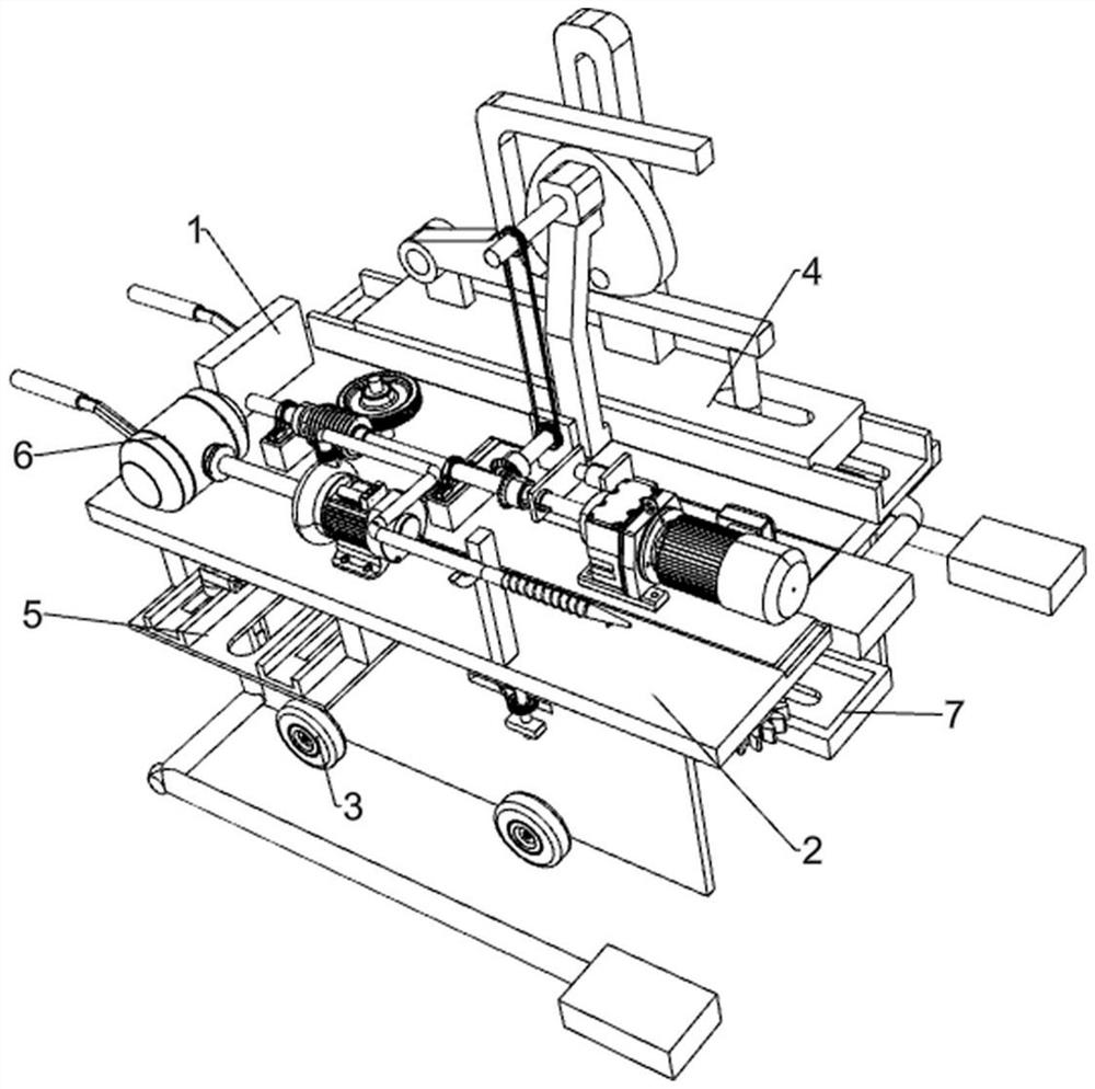 A decorative and decorative floor repair device