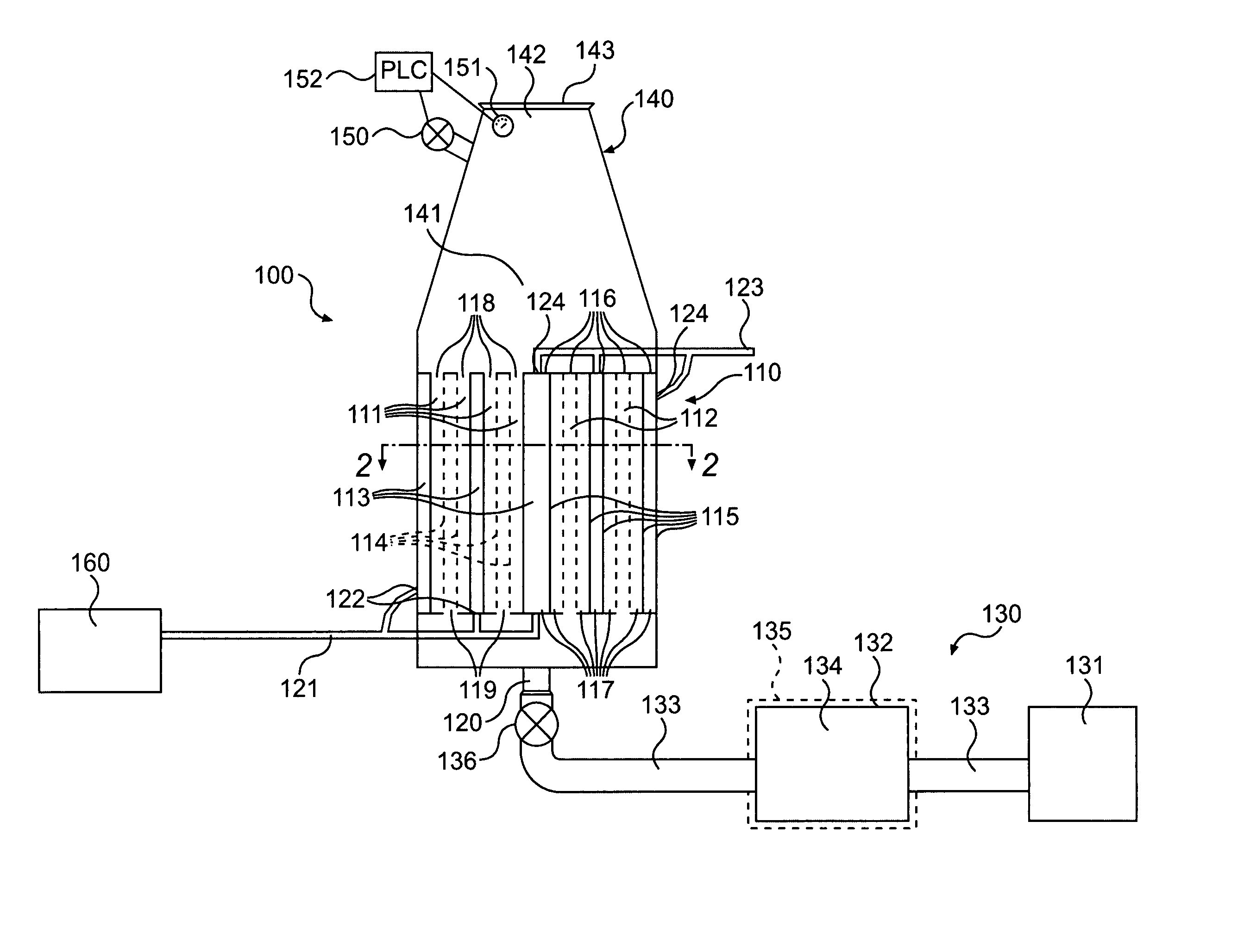 Method and apparatus for filtering and drying a product