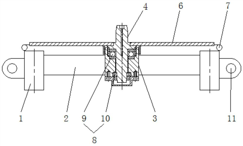 Cable pay-off rotary disc