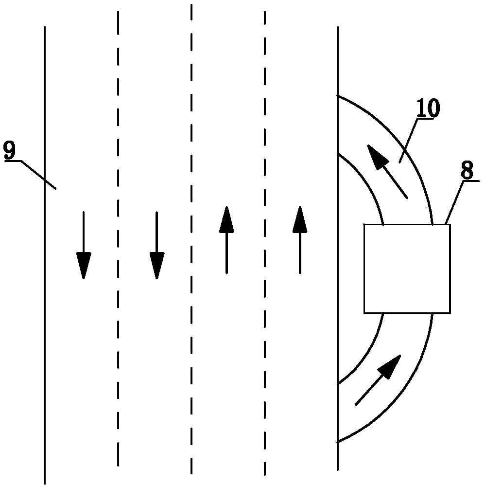 Layout method of road underground stereoscopic garage