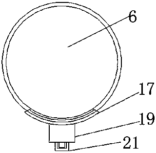 Blanching and sulfur smouldering device for preserved fruit processing