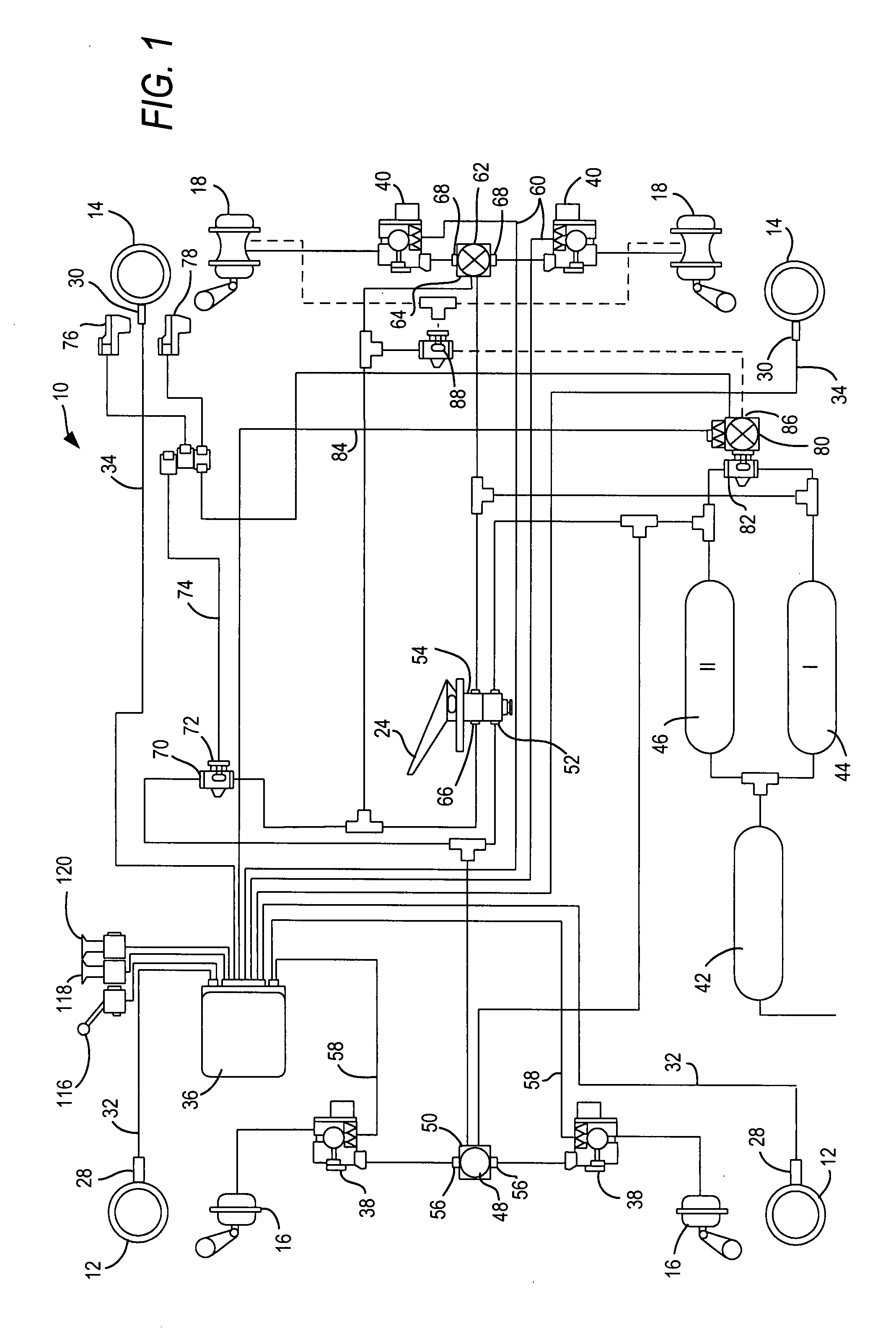 Electrically controlled brake system