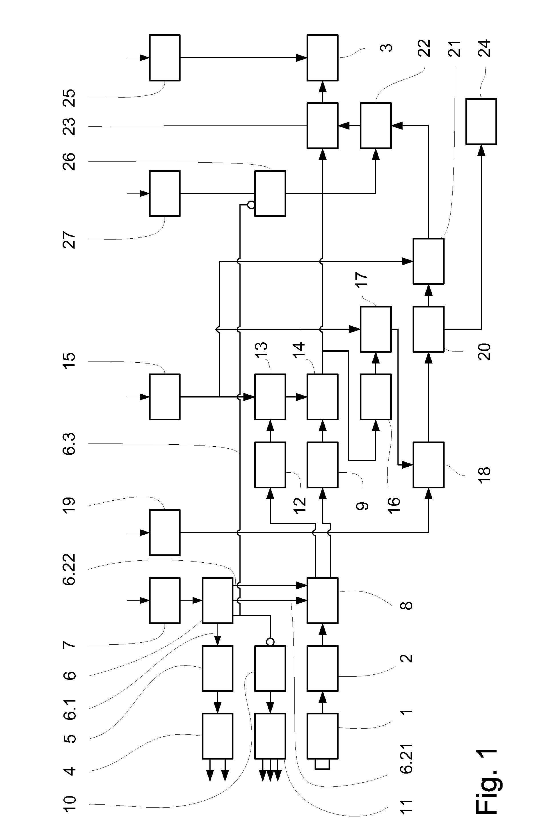Image processing system having an additional piece of scale information to be processed together with the image information