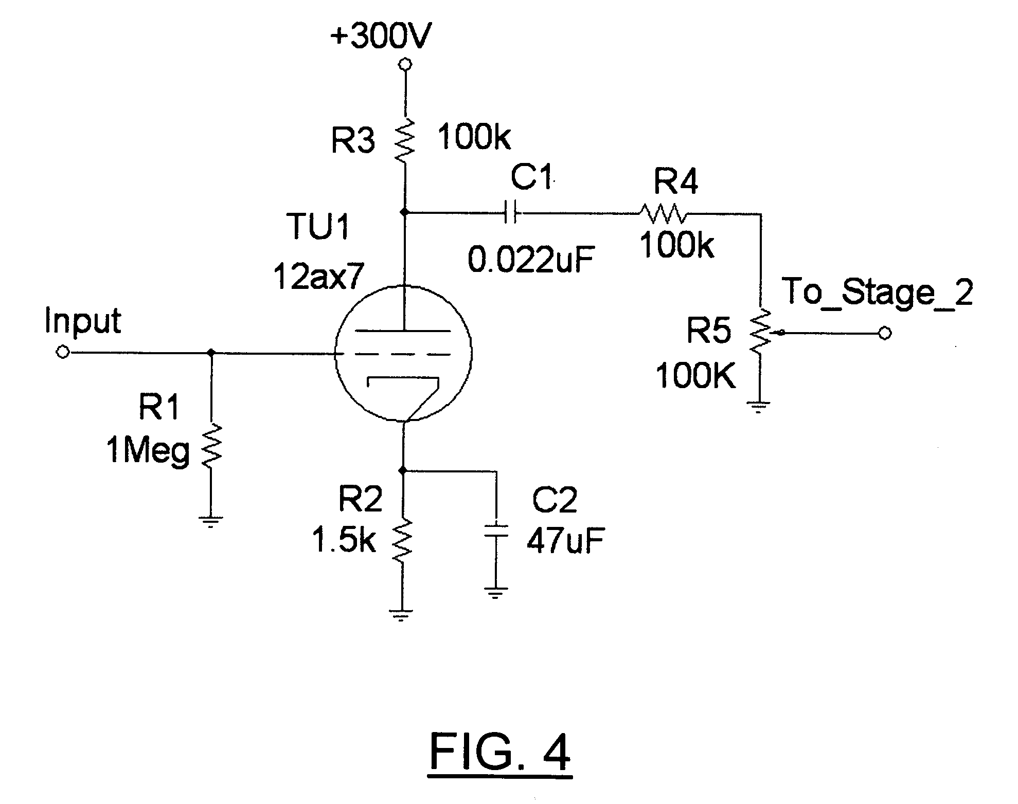 Vacuum tube preamplifier, amplifier and method for musical instruments with programmable controls
