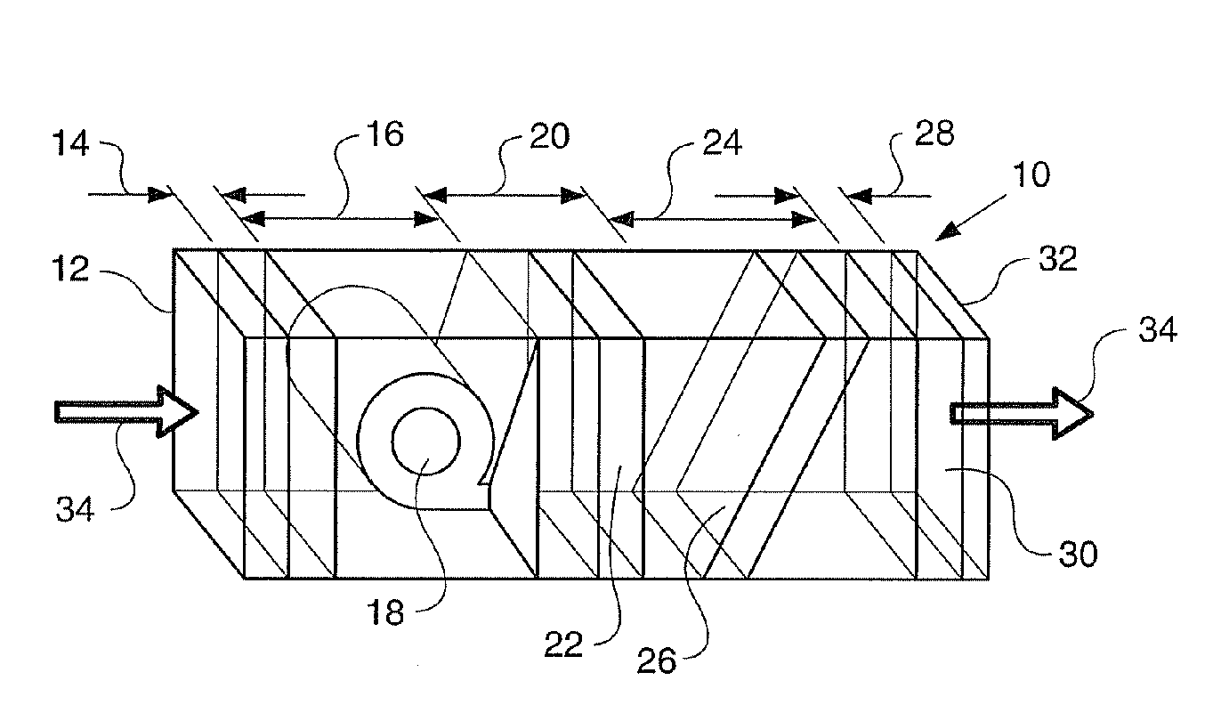 Water purification system utilizing a plurality of ultraviolet light emitting diodes and associated method of use