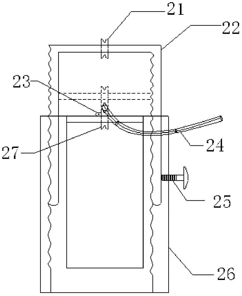 A prestressed steel strand coil fixed and unwrapping device and its manufacturing method