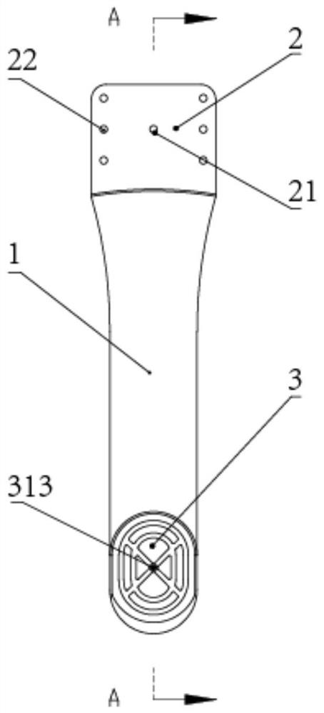 Vacuum adsorption type circular tail end holder