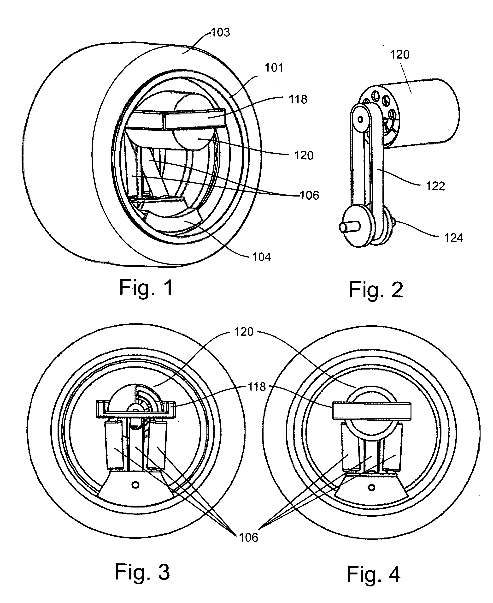 Wheel-embedded suspension