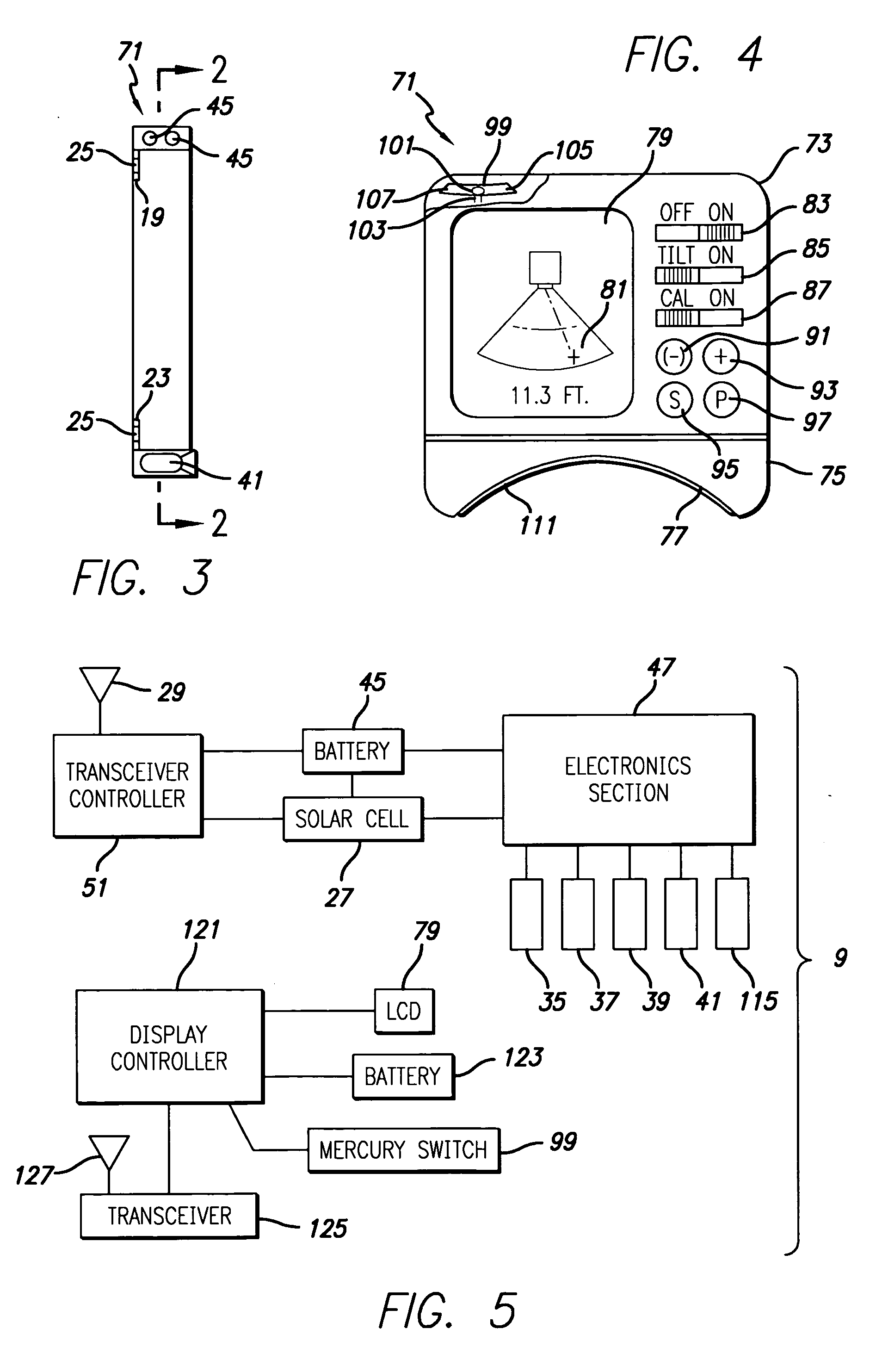 Vehicle reverse warning and distance measurement system