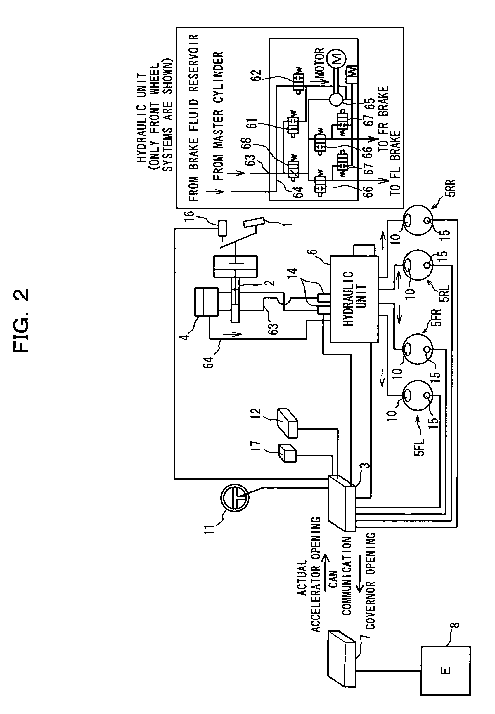 Automatic slowdown control apparatus for a vehicle