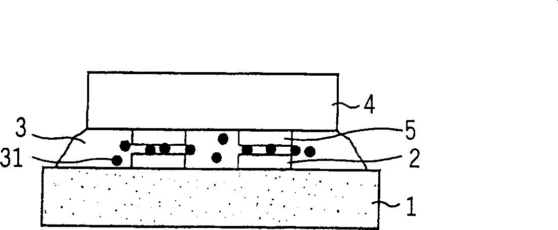 Conductive rubber material with laminated structure