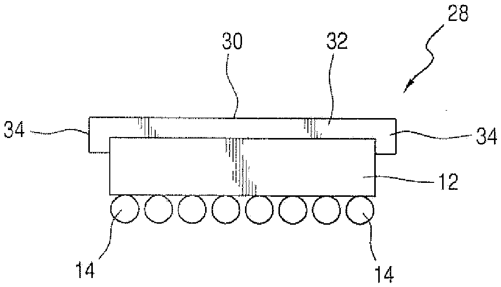 ic package stiffener with beam