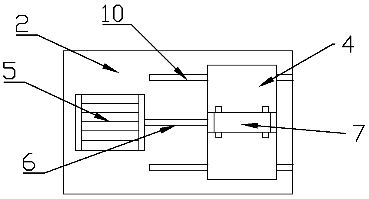 A sand blasting machine used in glass production and processing