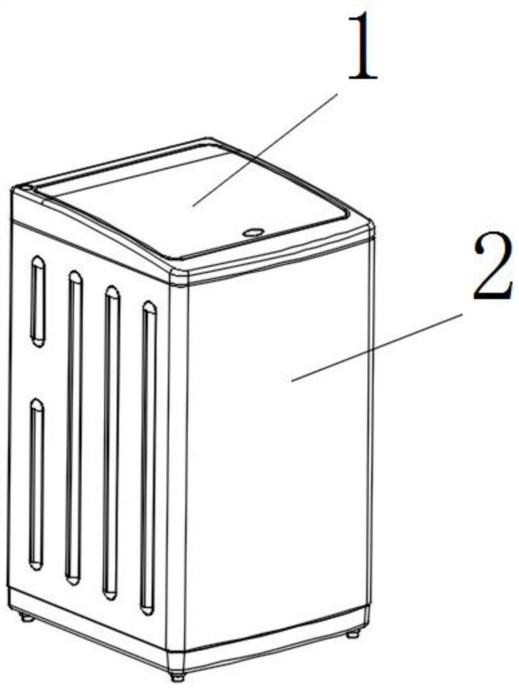 Ultrasonic roller washing machine structure