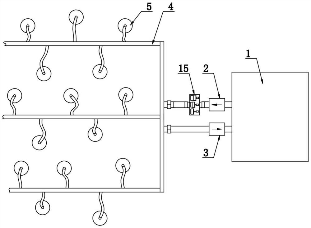 Tobacco field water-saving irrigation platform