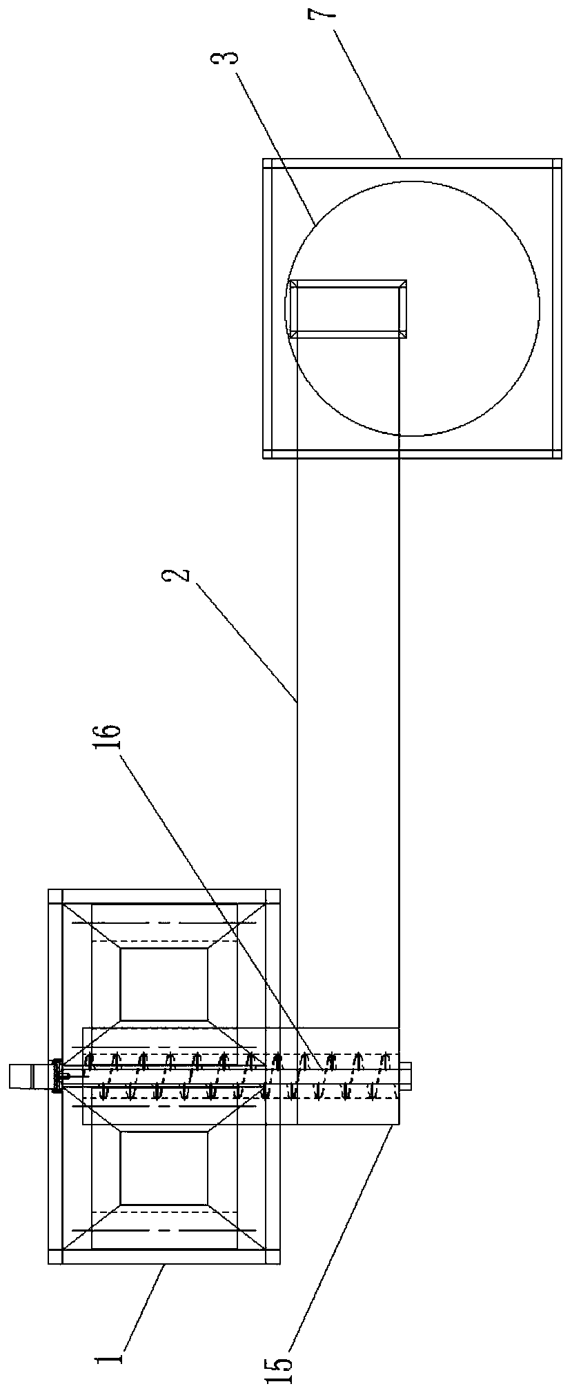 Distillation and retorting bucket loading material distribution machine for liquor and spirits by solid-state method