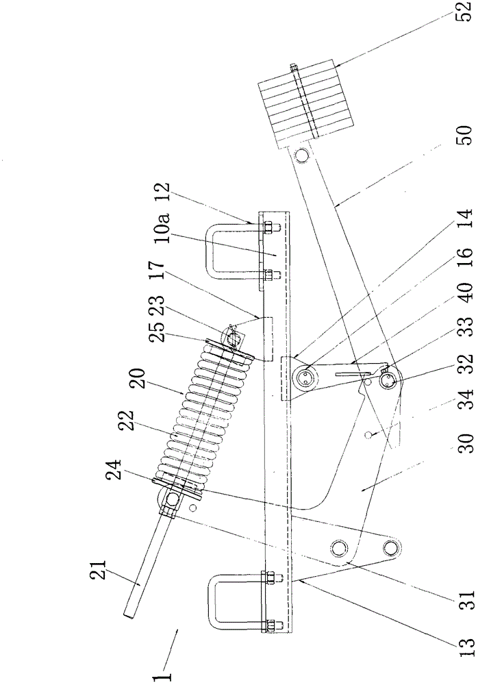 A cableway broken rope catcher