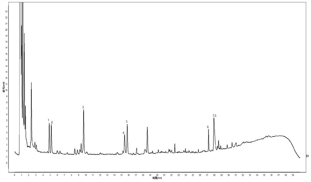 A kind of uplc characteristic map construction method and identification method of Pseudostellaria Pseudostellariae medicinal material and Pseudostellariae standard decoction