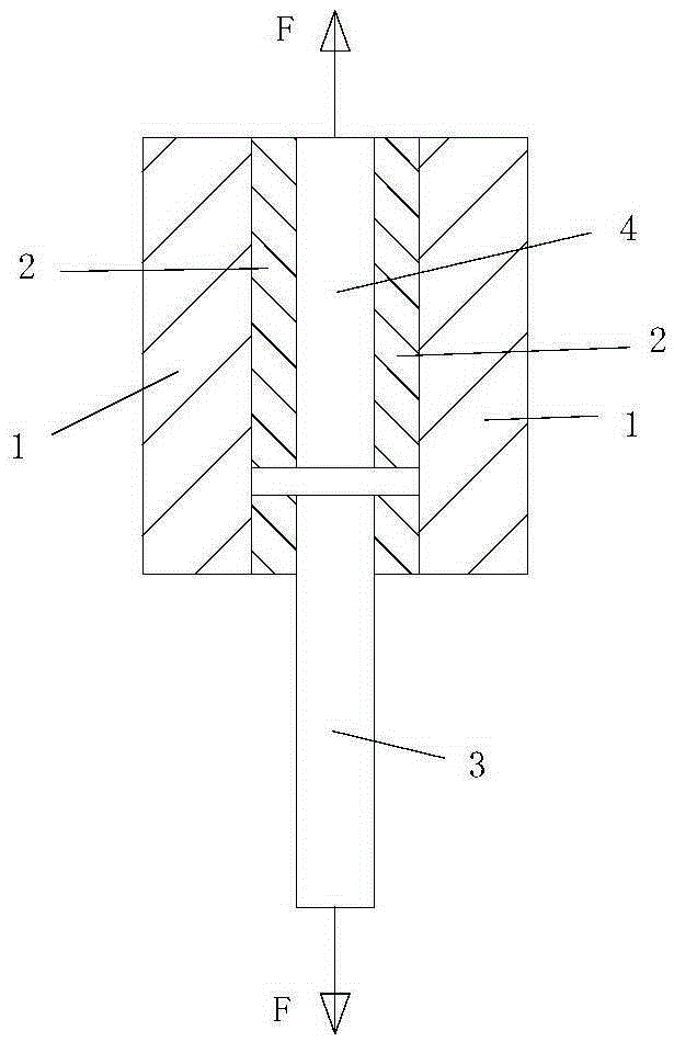 Method for detecting interface bonding strength of composite materials