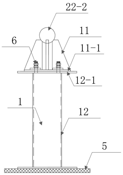 Cable force test device of space cable structure