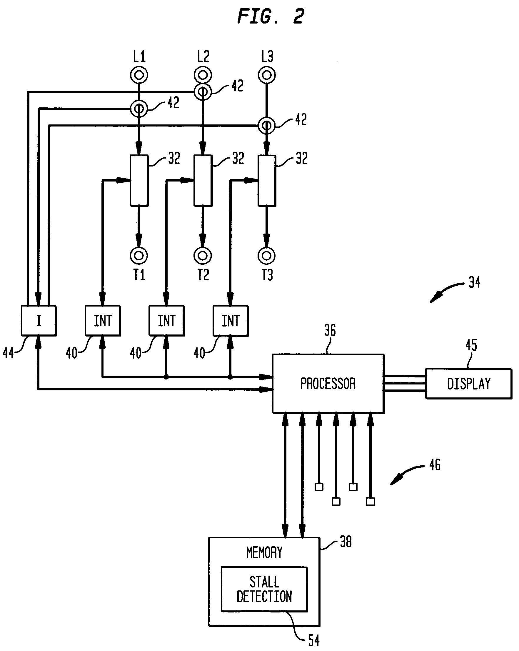 System and method for stall detection of a motor