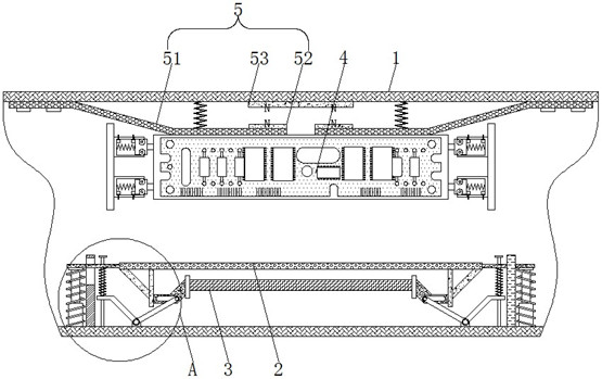 Electroacoustic transducer with multiple impact protection