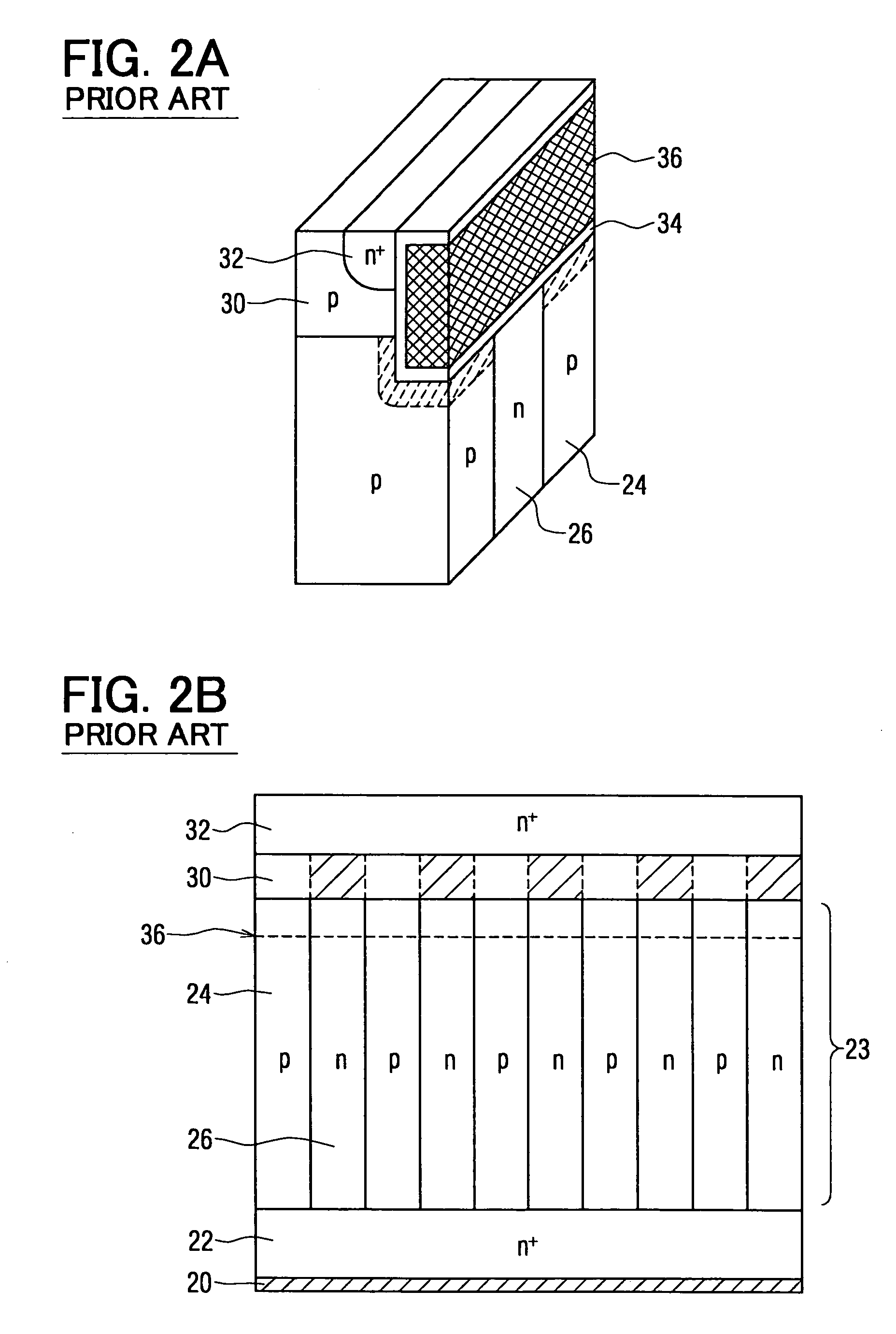 Vertical channel FET with super junction construction