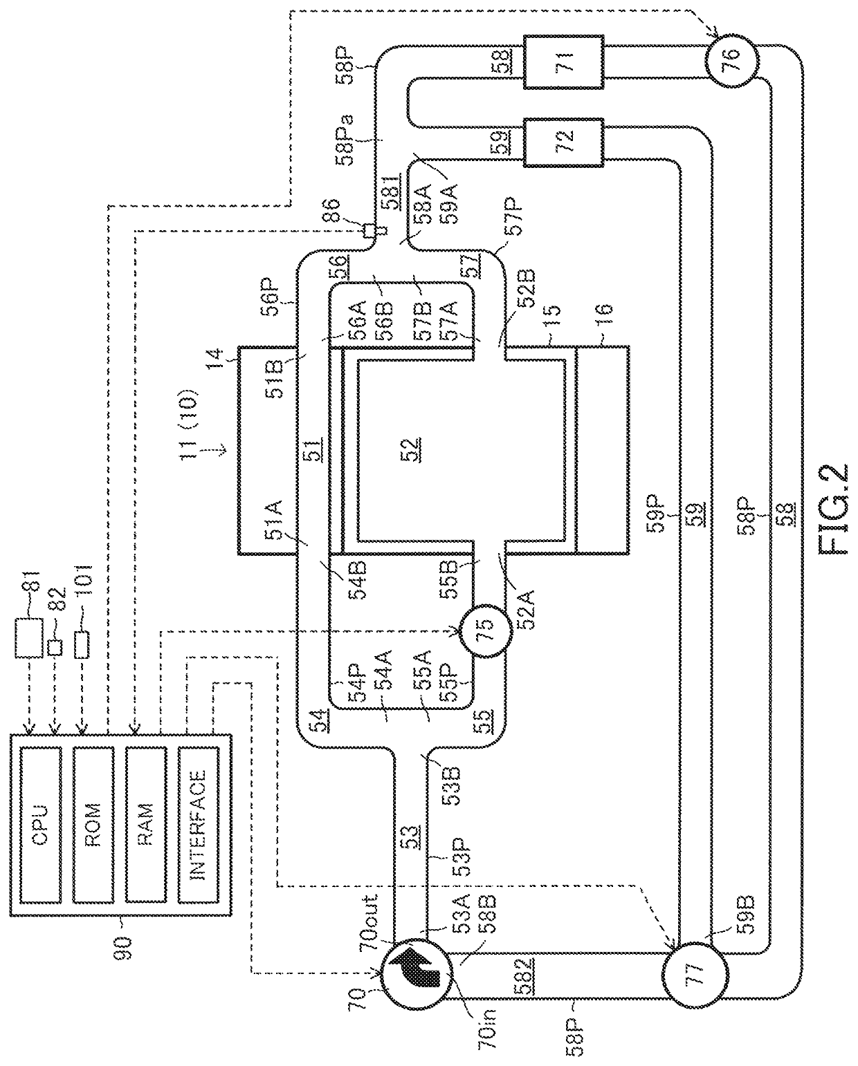 Cooling apparatus of internal combustion engine