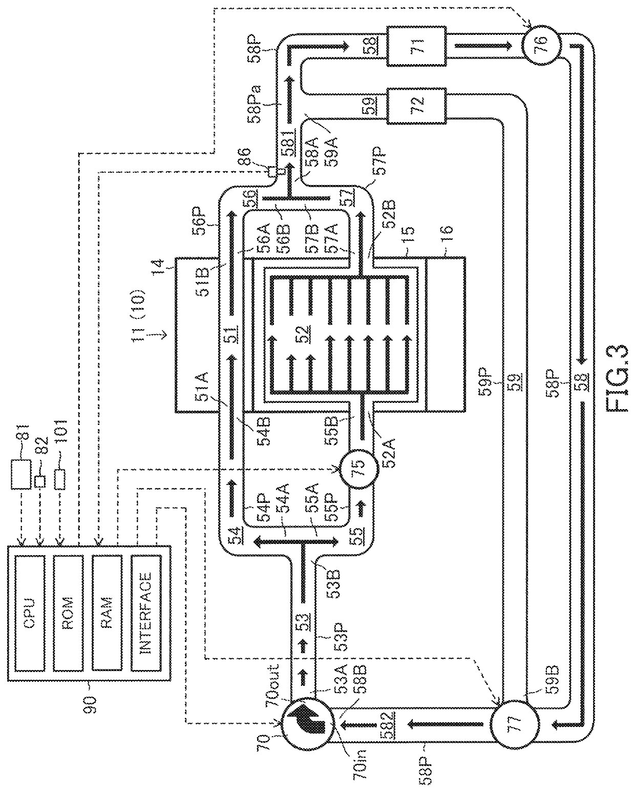 Cooling apparatus of internal combustion engine