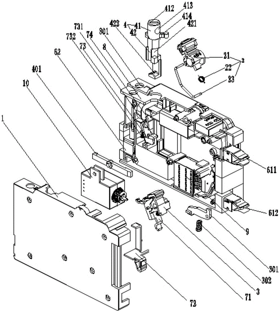 A miniature circuit breaker