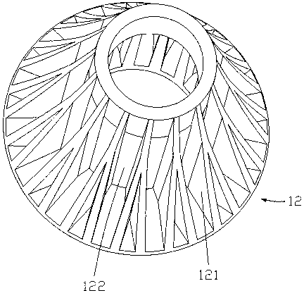 Bulb and LED bulb radiating structure