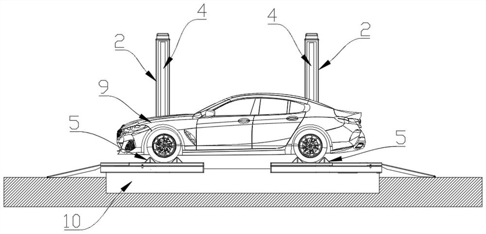 An intelligent identification vehicle chassis condition detection system