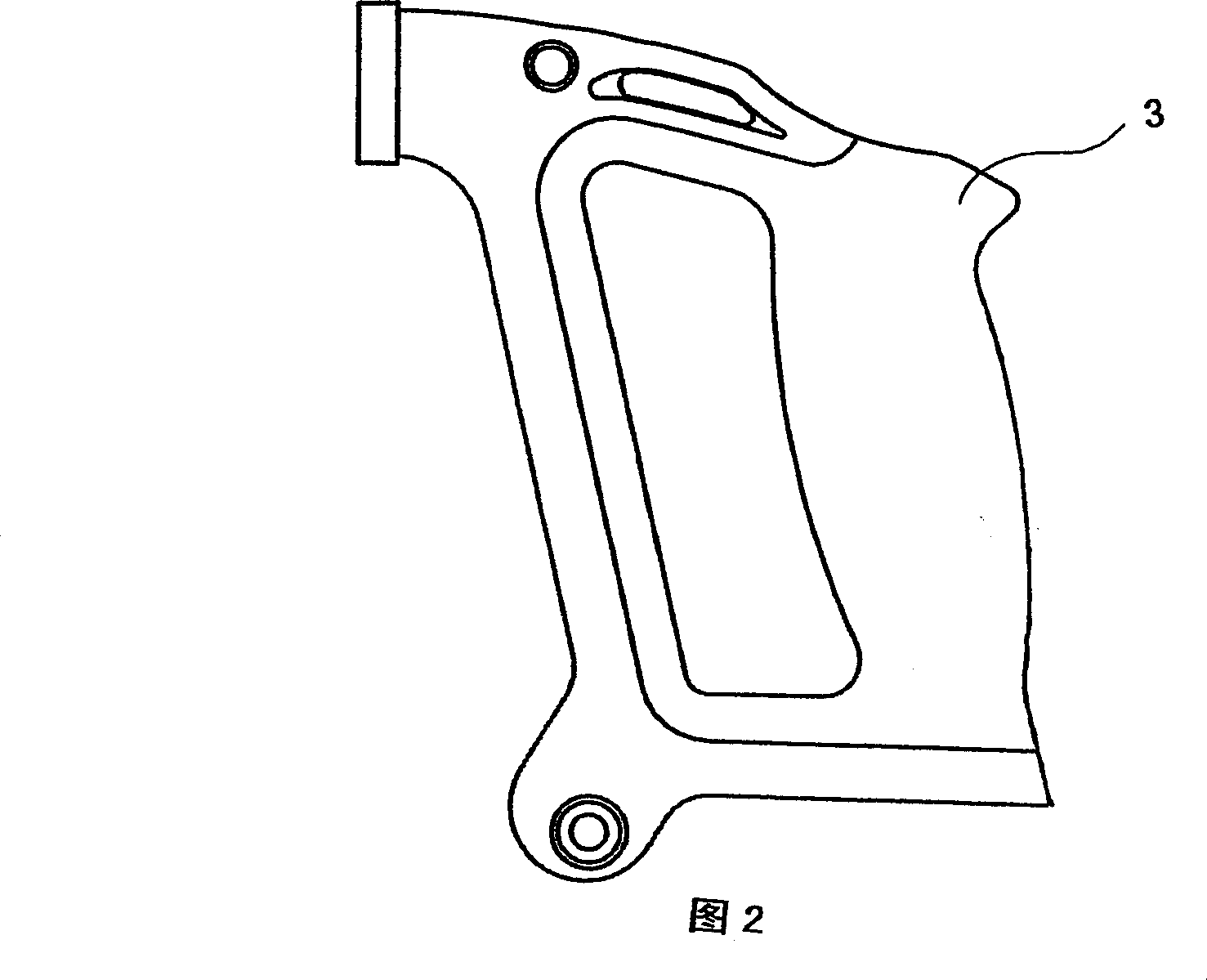 Sawing height instantly adjustable handsaw