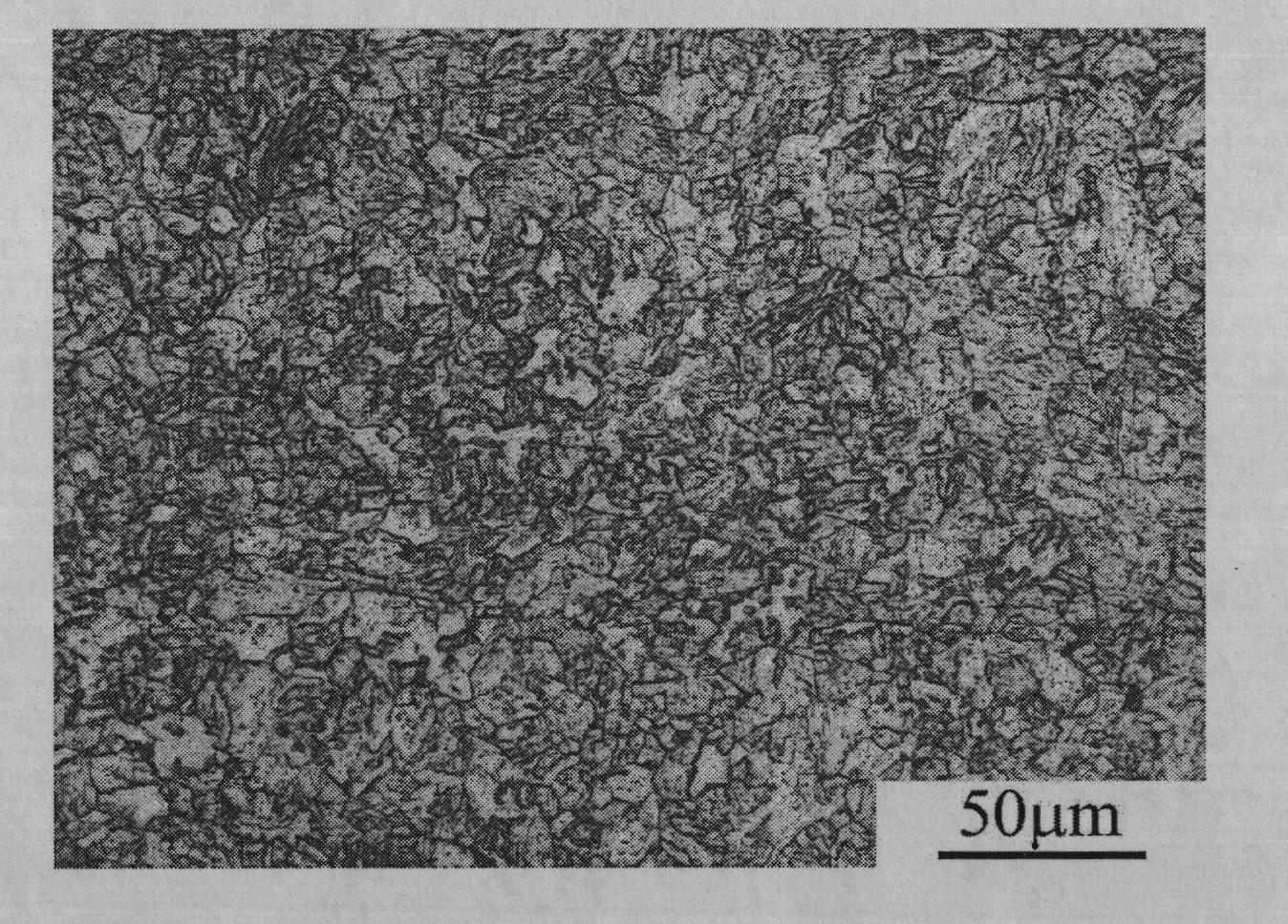 HIC-resistant heat resistant steel in iron element system and preparation process thereof
