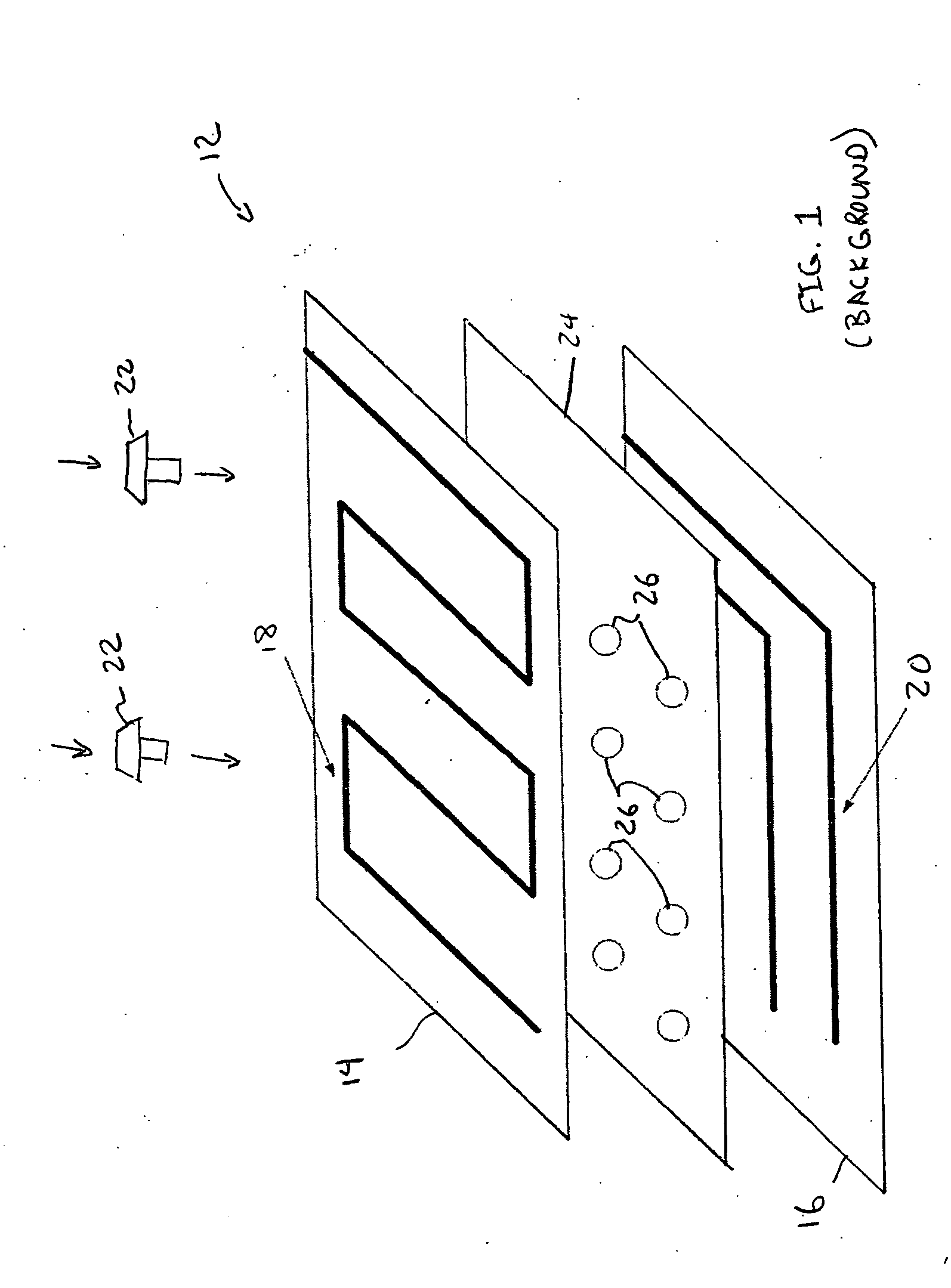 Method and apparatus for scanning a key or button matrix