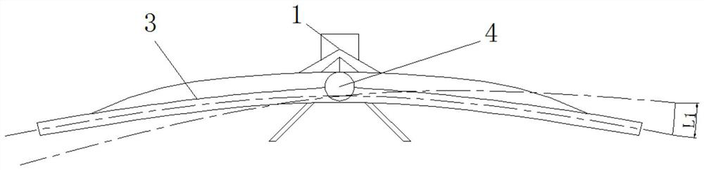 Display structure capable of automatically rotating for shading based on light sensation principle