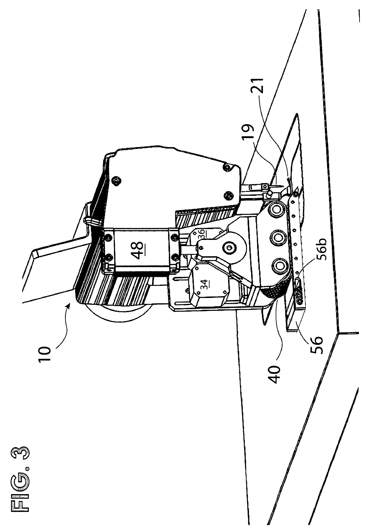 Attachment for sealing seams