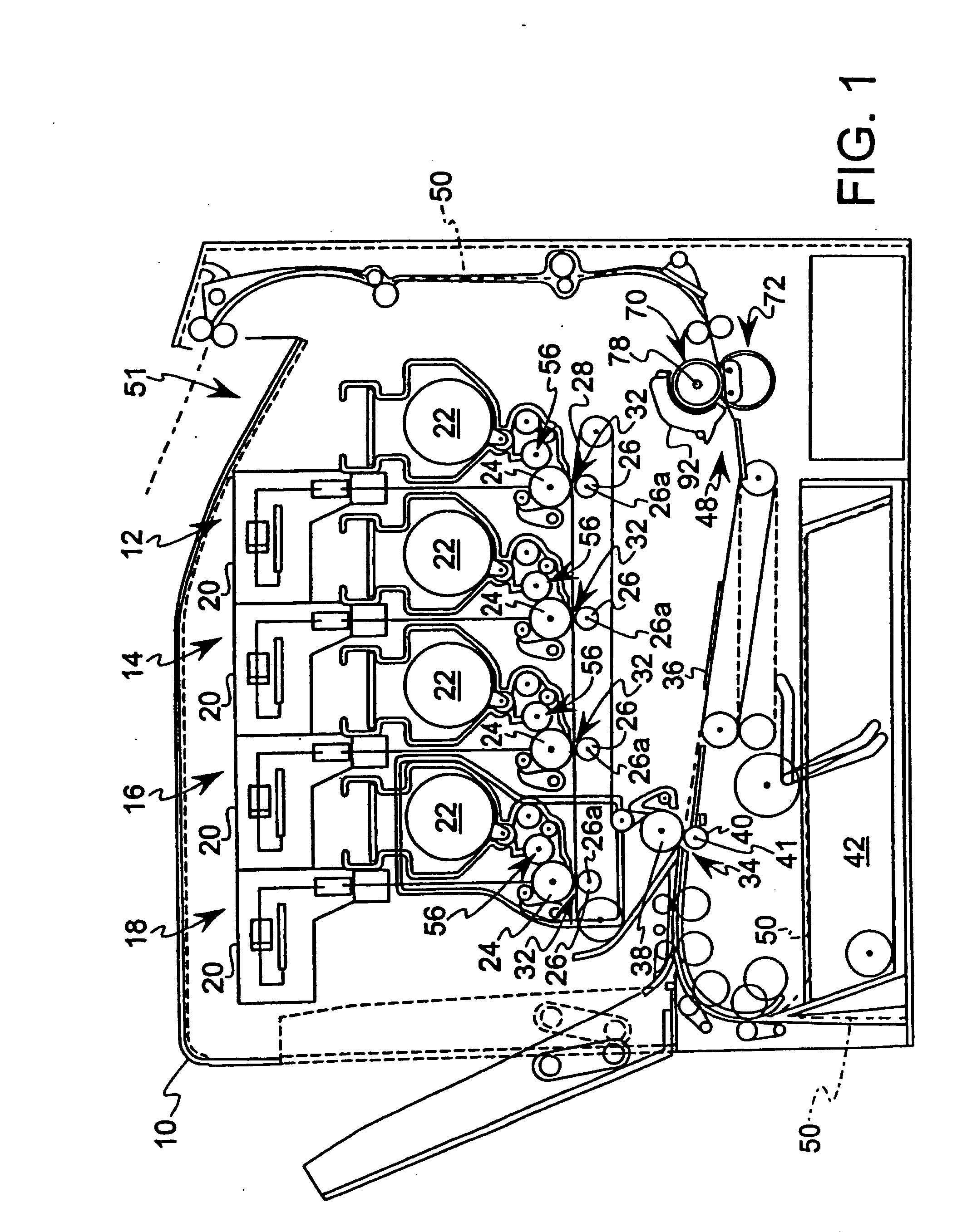 Fuser having reduced axial temperature droop