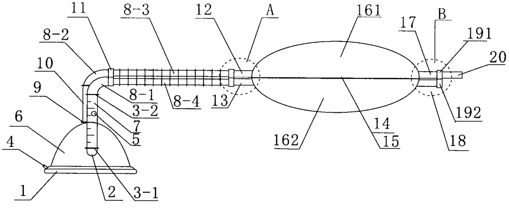 Dual-sphere dual-channel survive display artificial respirator