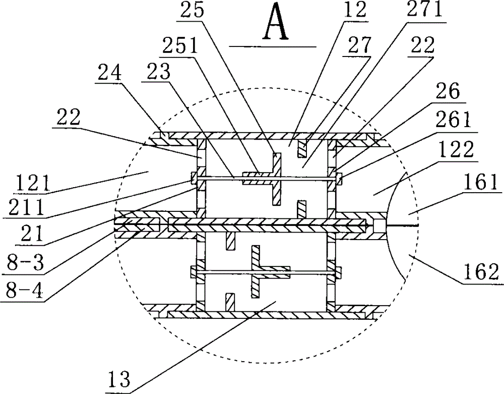 Dual-sphere dual-channel survive display artificial respirator